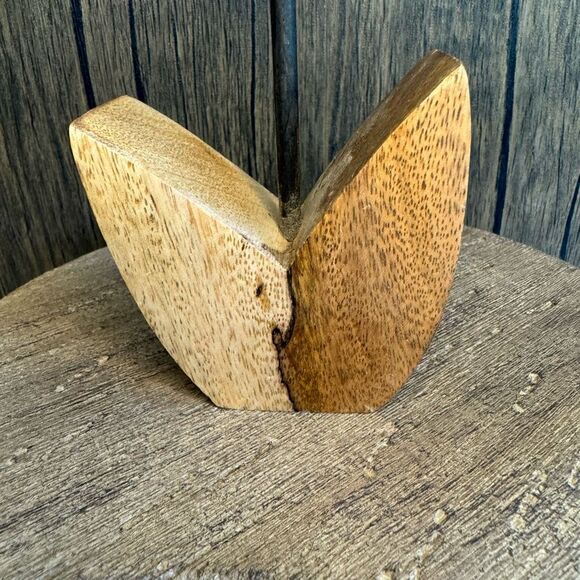 Home Decor Mango Wood SUNFLOWER Sitter NEW FAST SHIP - Picture 7 of 7